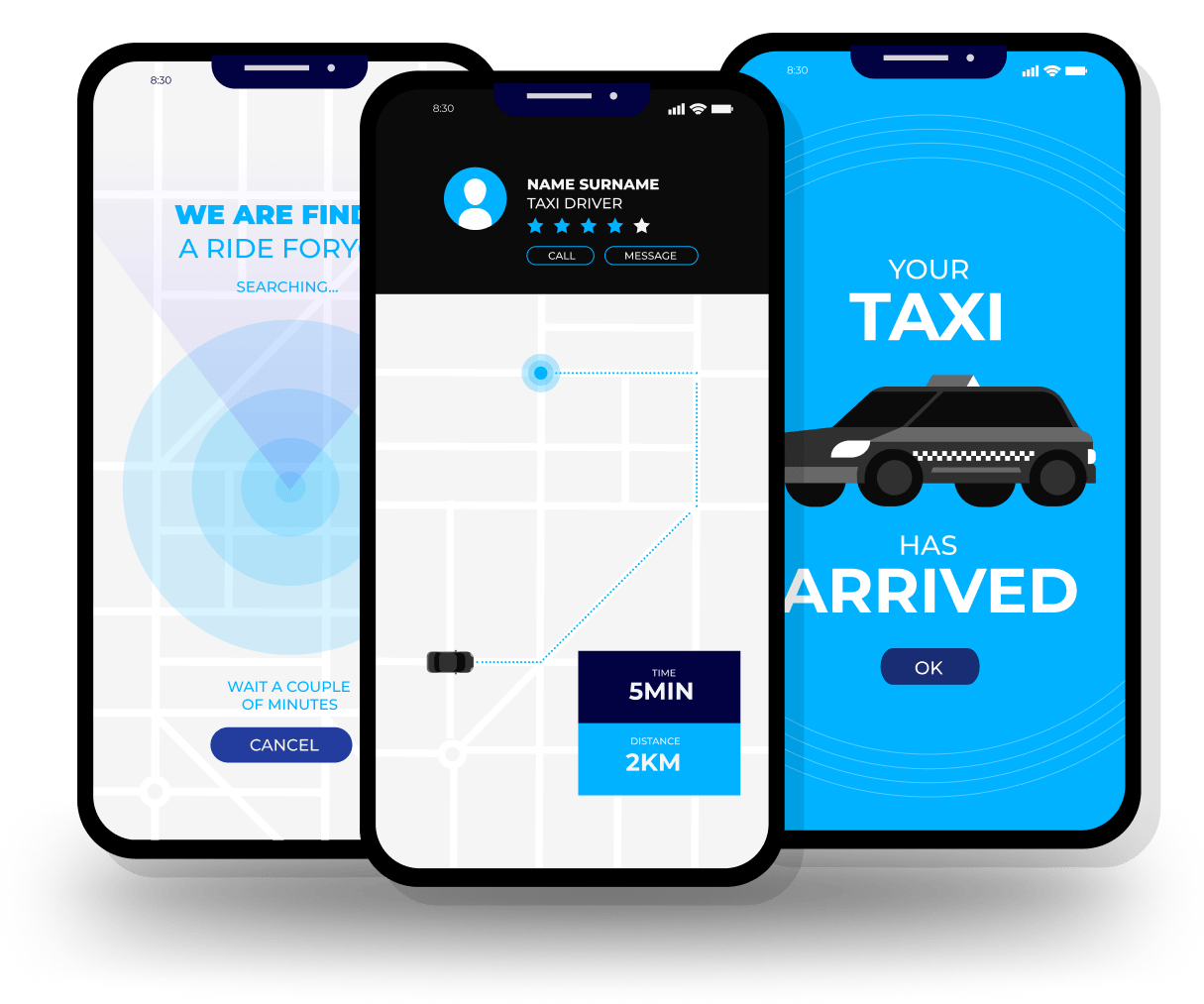 On-Demand Taxi Booking App Development