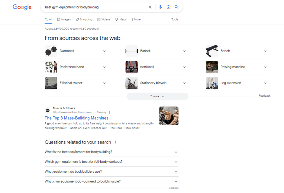 Benefits of Gym Equipment SEO